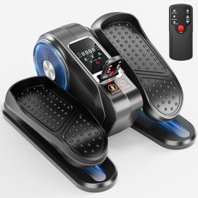 Specialized For The Elderly, This Sit-down Elliptical Leg Exerciser Features A Large Anti-slip Pedal, An LCD Display, And A Remote Control