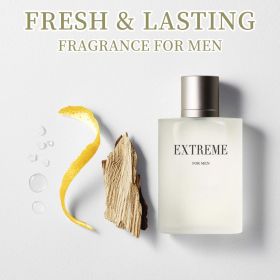 3.4 Fl Oz Men'S Eau De Toilette Spray - Long-Lasting Scent, With Lemon, Jasmine, Orange And Bergamot, Ideal For Thanksgiving Day