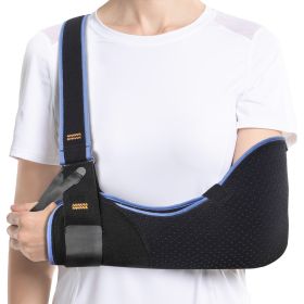 VELPEAU Arm Sling for Elbow Injury, Fracture, Dislocation Medical Shoulder Immobilizer for Sleeping, Universal for Both Arms (Color: Comfort Version, size: small)