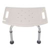 1.35MM Simple White Bath Chair - Lightweight and Durable